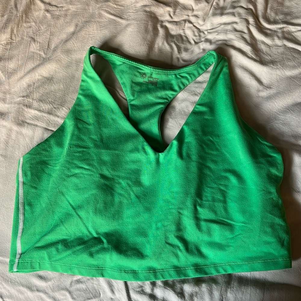 Cropped racerback Tank